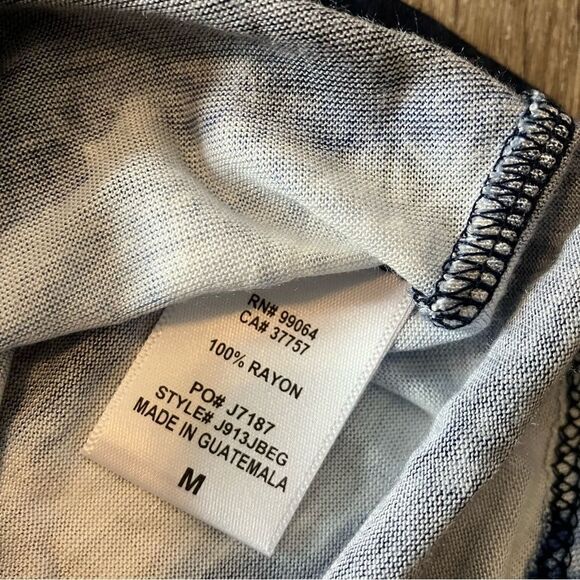 Billabong Tie Dye Blue & White Stripe Tank M EUC - Picture 4 of 9